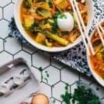 Carrot Noodle Vegetarian Detox Ramen from Brewing Happiness