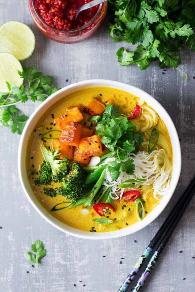 Vegan Khao Soi Soup from Lazy Cat Kitchen
