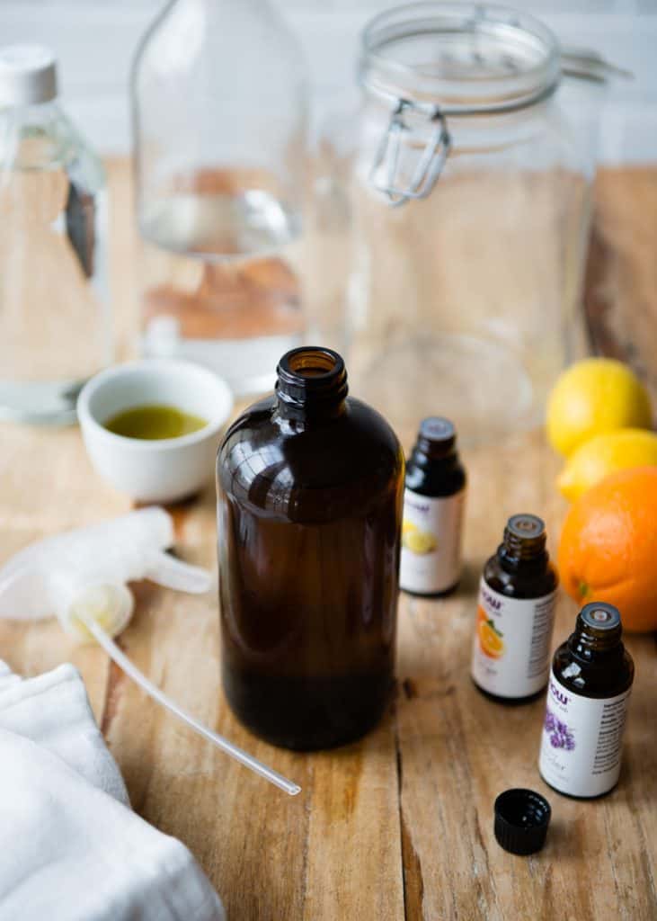 DIY Citrus Olive Oil Dust Wipes