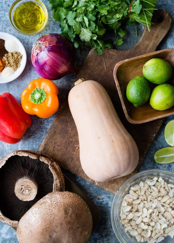 Veggie Sheet Pan Fajitas with Cumin-Lime Crema