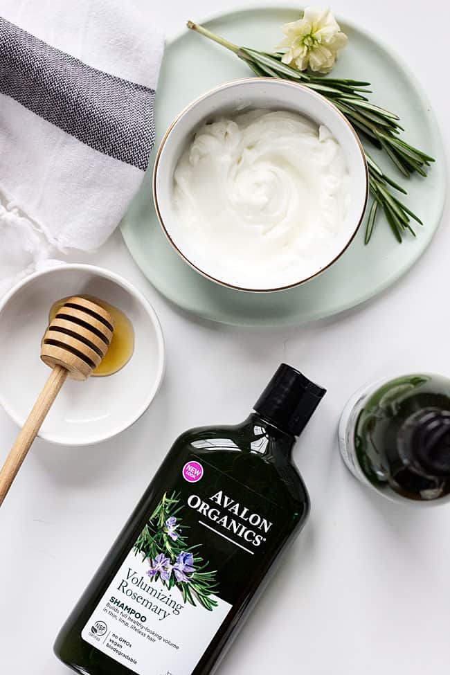 Nourishing Rosemary Hair + Face Mask Hello Glow