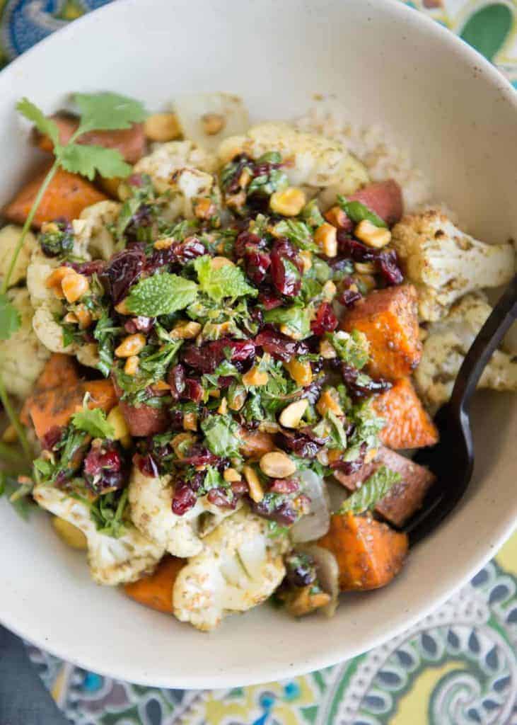 Roasted Veggies with Dried Cranberry Gremolata + Healthy Meal Planning ...
