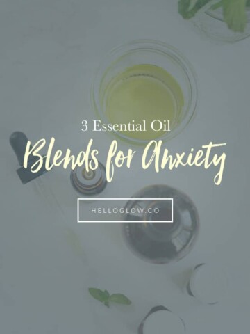 3 Essential Oil Blends for Anxiety