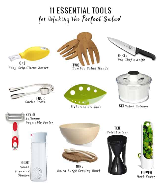 Tools for Making Quick Salads - Primavera Kitchen