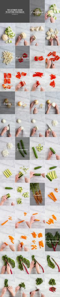 wooden cutting veg