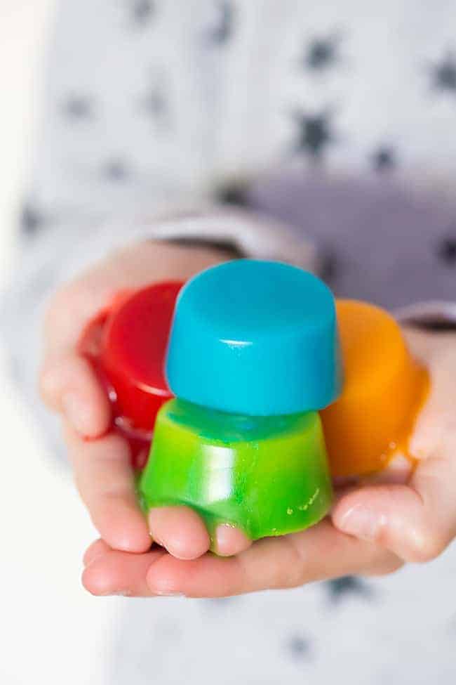 Your Kids Will Love These DIY Rainbow Jelly Soaps