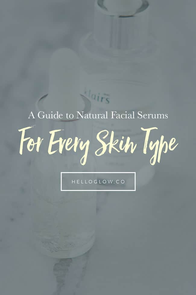 A Guide to Natural Facial Serums