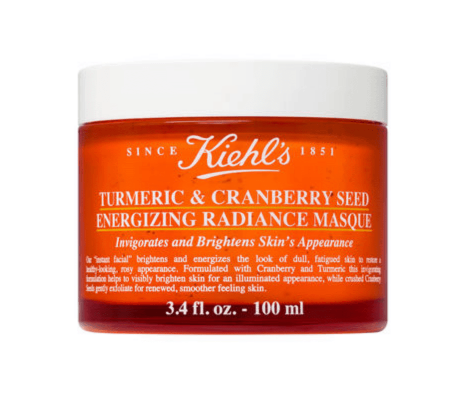 Turmeric and cranberry face mask