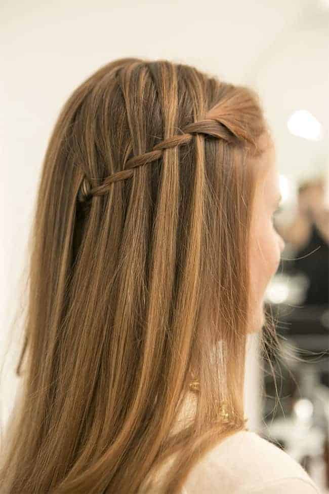 Easy Waterfall Braid Tutorial from Pop Sugar