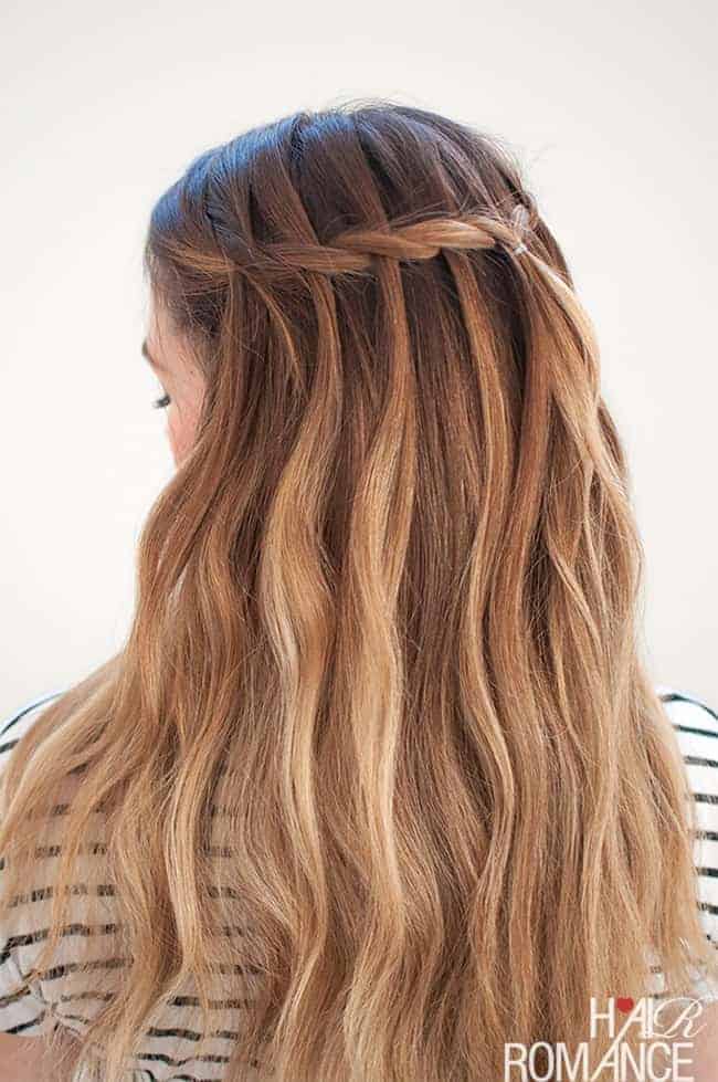 22 Easy Waterfall Braid Hairstyles To Try In 2023