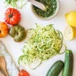Detox Zucchini Noodles dengan Cilantro Pesto