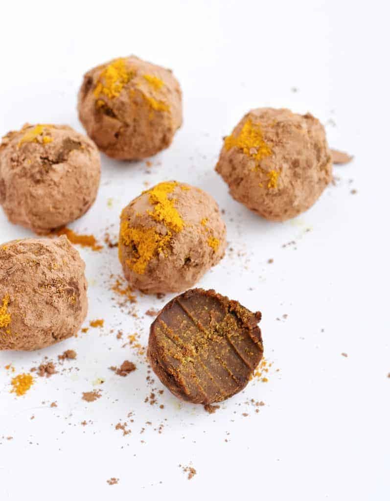 Paleo Adaptogenic Golden Milk Chocolate from Holistic Rendezvous