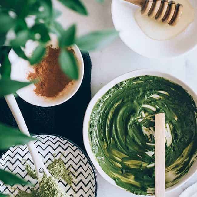 Matcha + Green Tea Face Mask Recipes