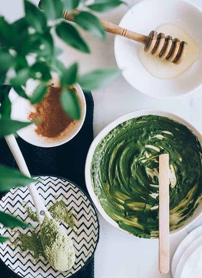 Matcha + Green Tea Face Mask Recipes