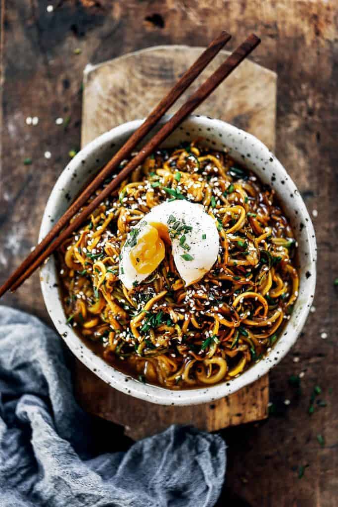 Asian Whole30 Noodle Bowl from Paleo Gluten Free Eats