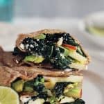 Kale, Apple and Avocado Wraps