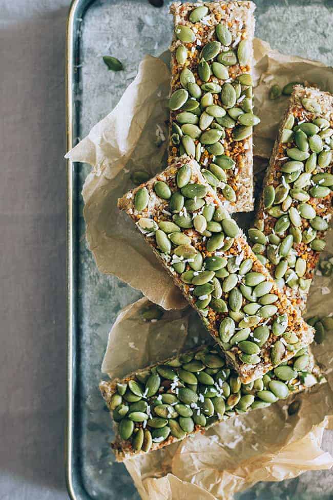 Energizing Pumpkin Seed Granola Bars