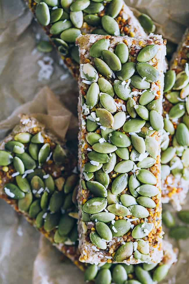 Energizing Pumpkin Seed Granola Bars