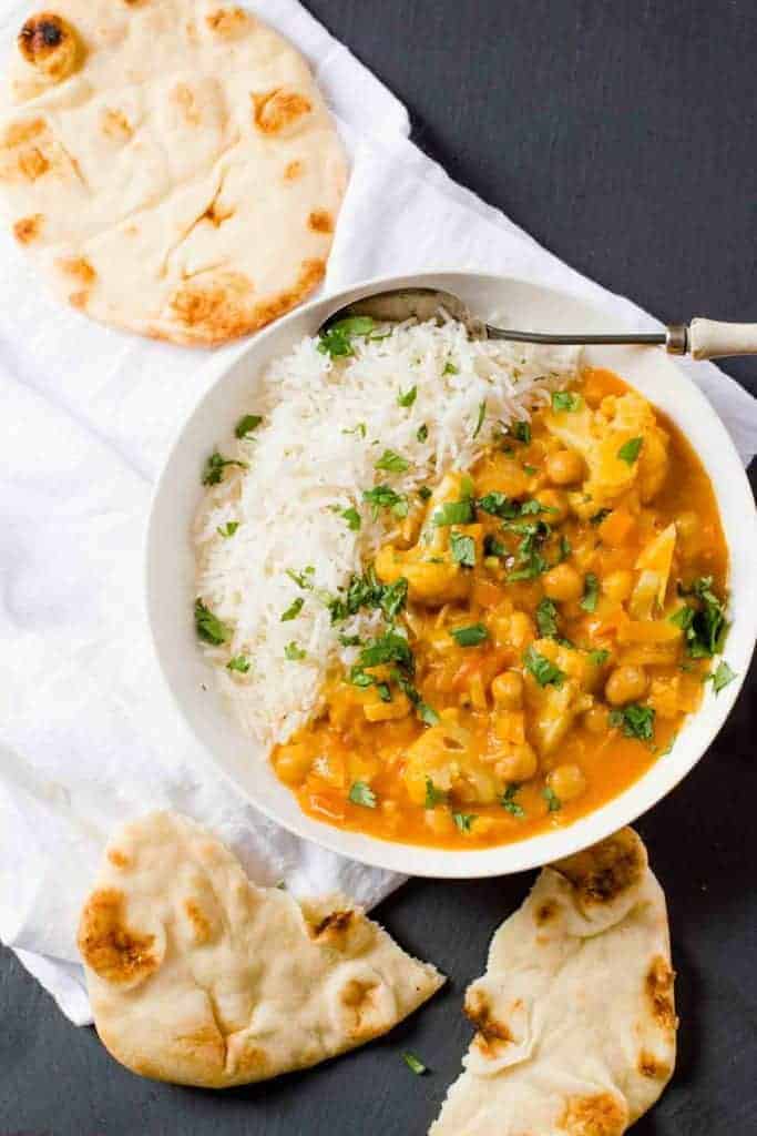 Chickpea and Cauliflower Curry from Wholefully