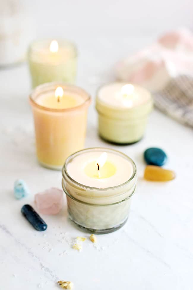 SIMPLE TUTORIAL - How To Make A Crystal Candle! 