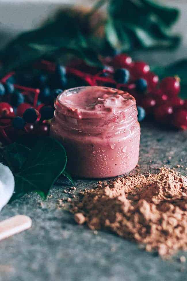 Cranberry + Clay Brightening Facial Mask