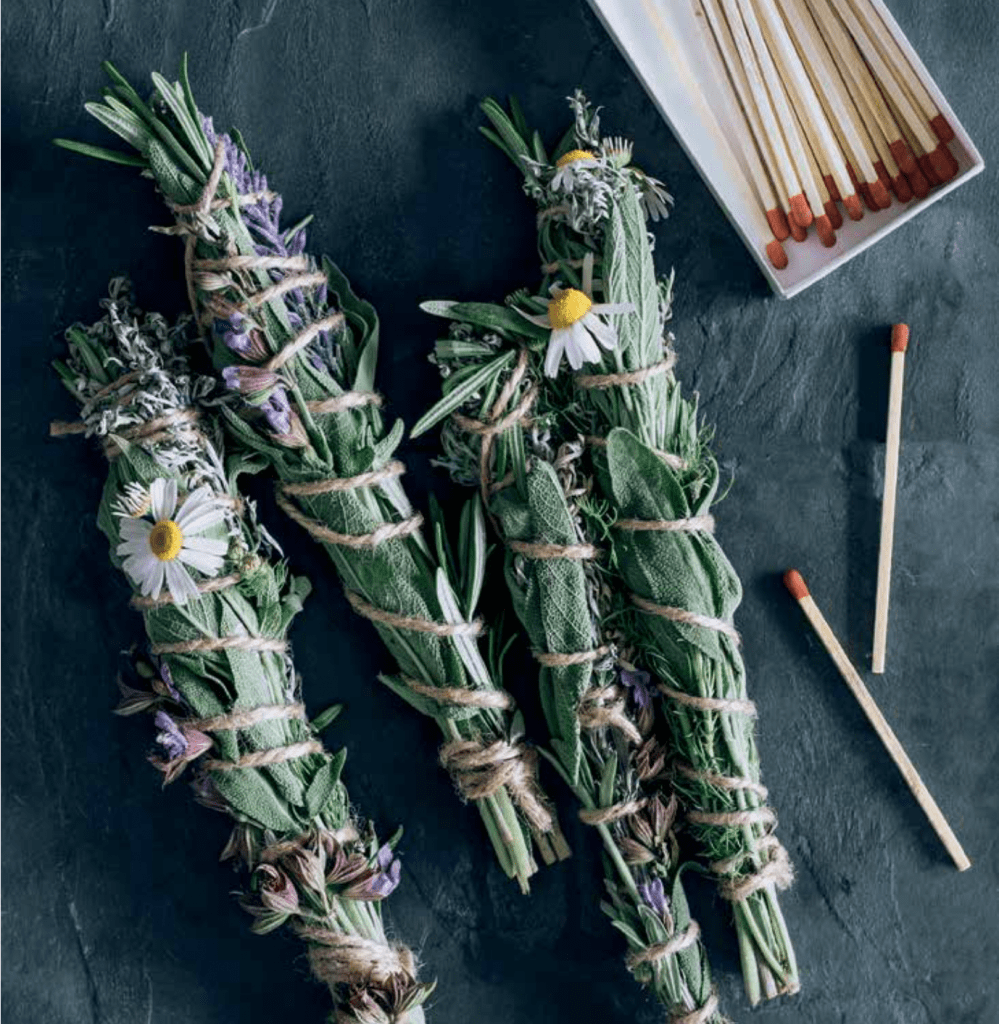 How to charge crystals with smudging