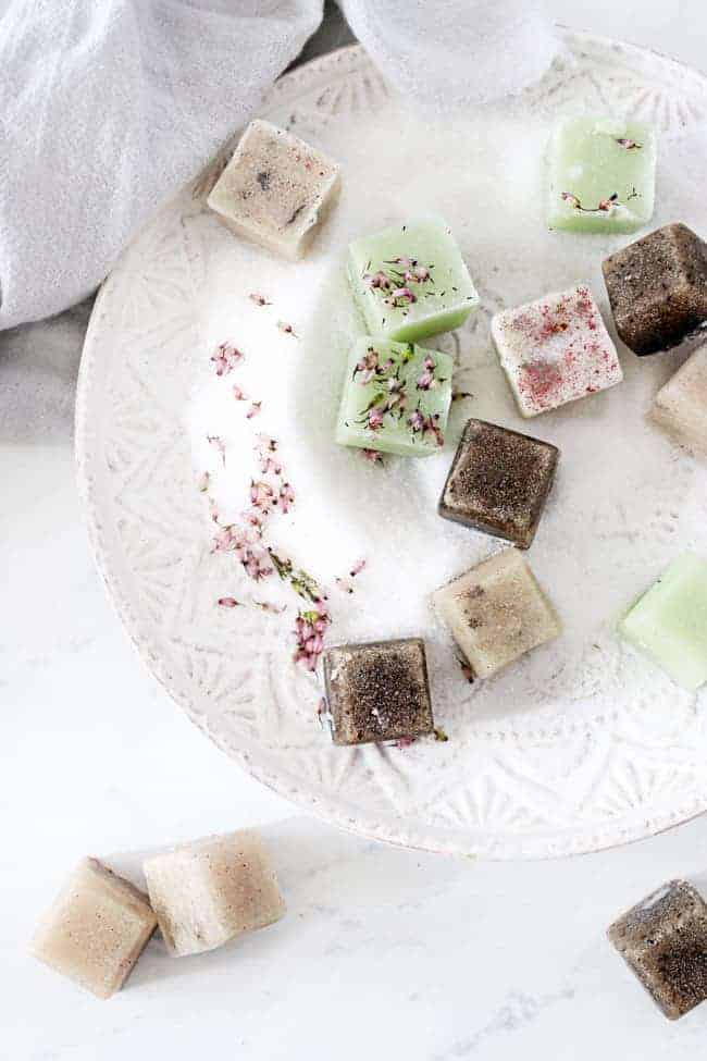 Totally Giftable Sugar Scrub Cubes from Hello Glow