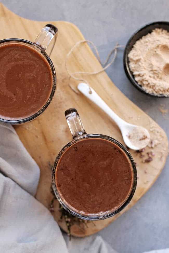 Collagen-Boosting Glowing Skin Hot Chocolate from Hello Glow