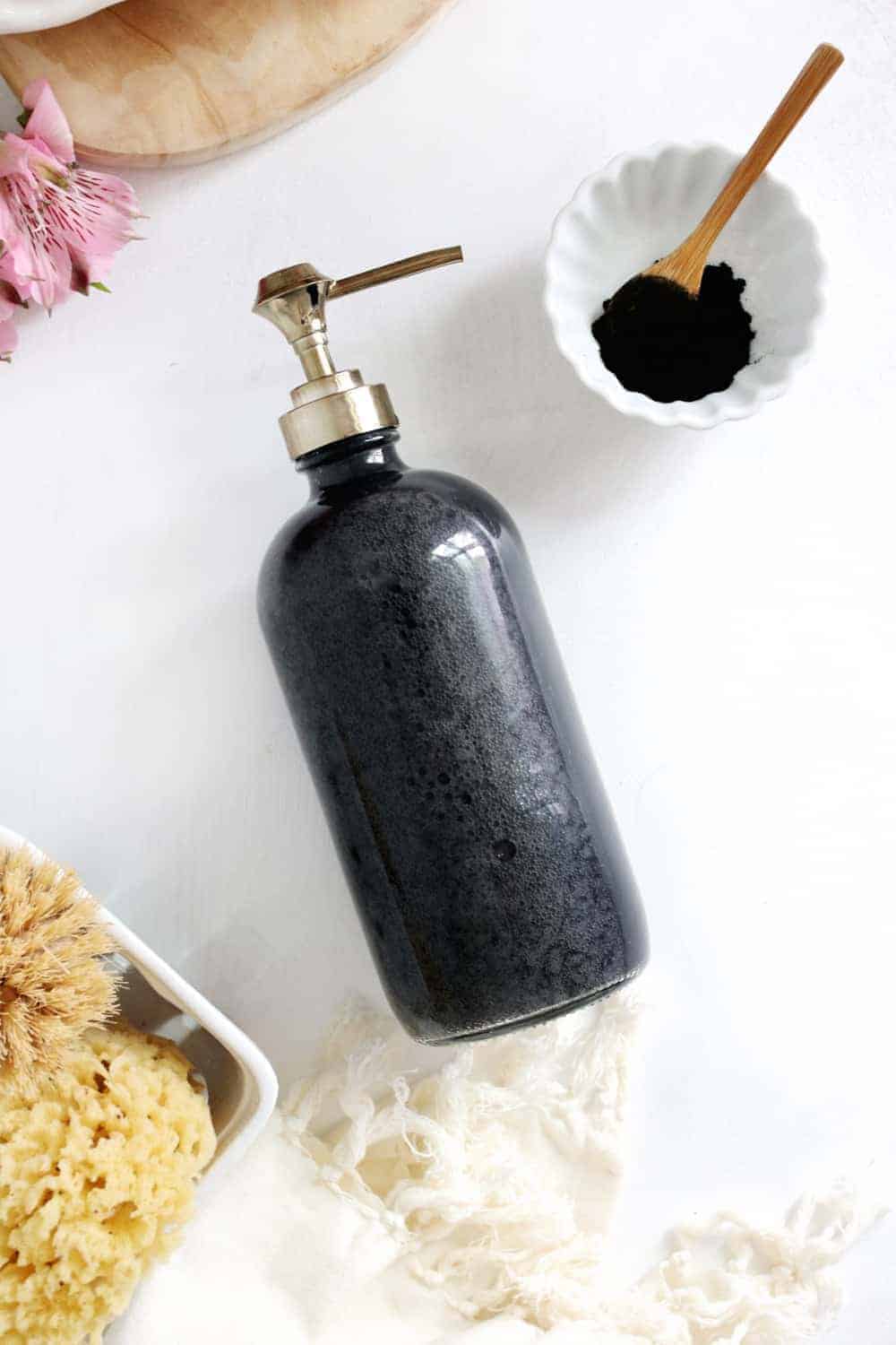 We're Kind of Obsessed With This DIY Charcoal Hand Soap