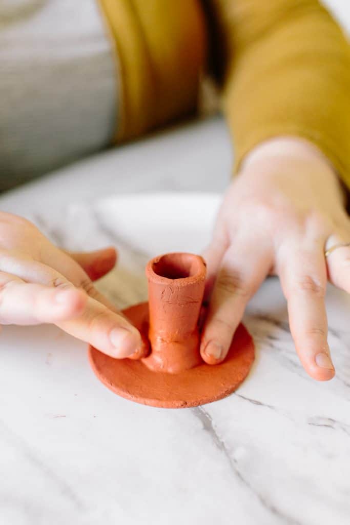 Make These Scandinavian-Style Clay Candlesticks for Under $20