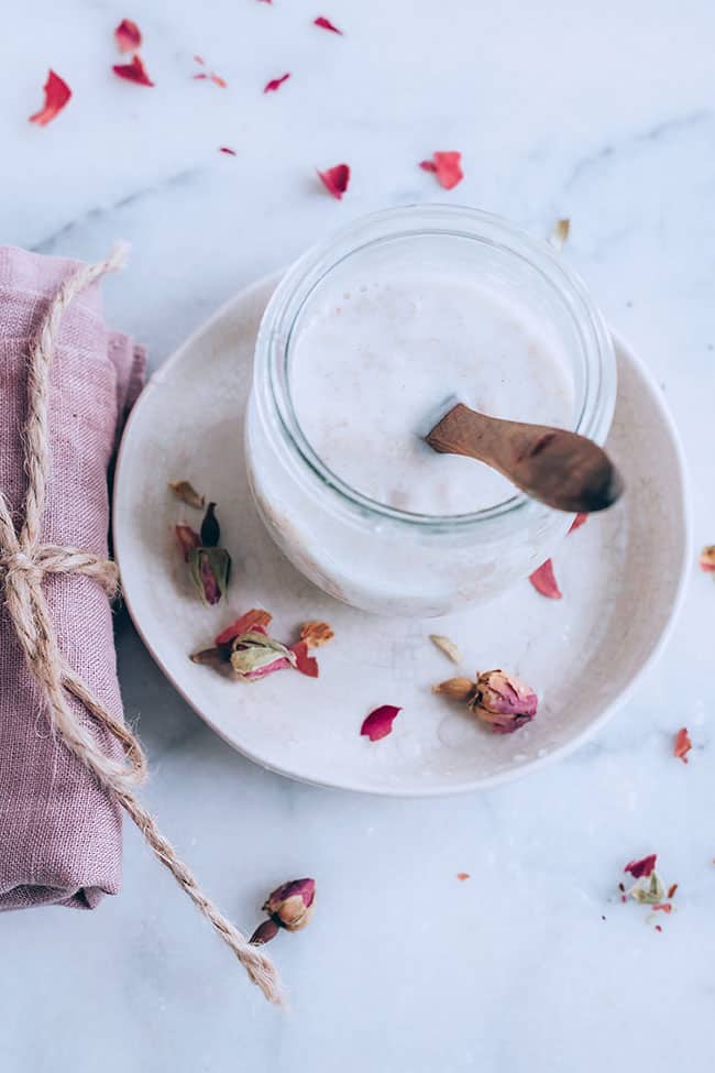 Probiotic Rose Milk cleanser Recipe