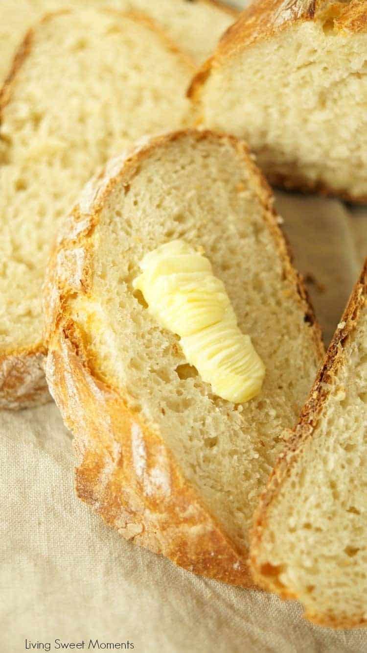 Crusty Instant Pot Sourdough Bread from Living Sweet Moments