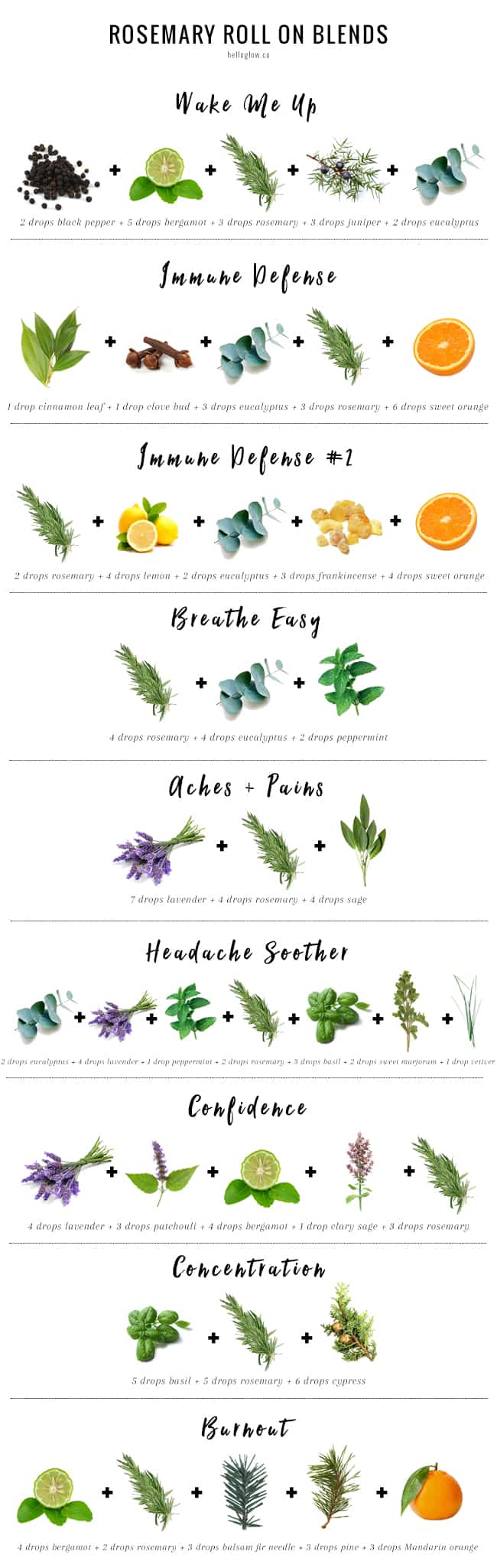 12 Rosemary Essential Oil Blends for Roll-On Aromatherapy Relief