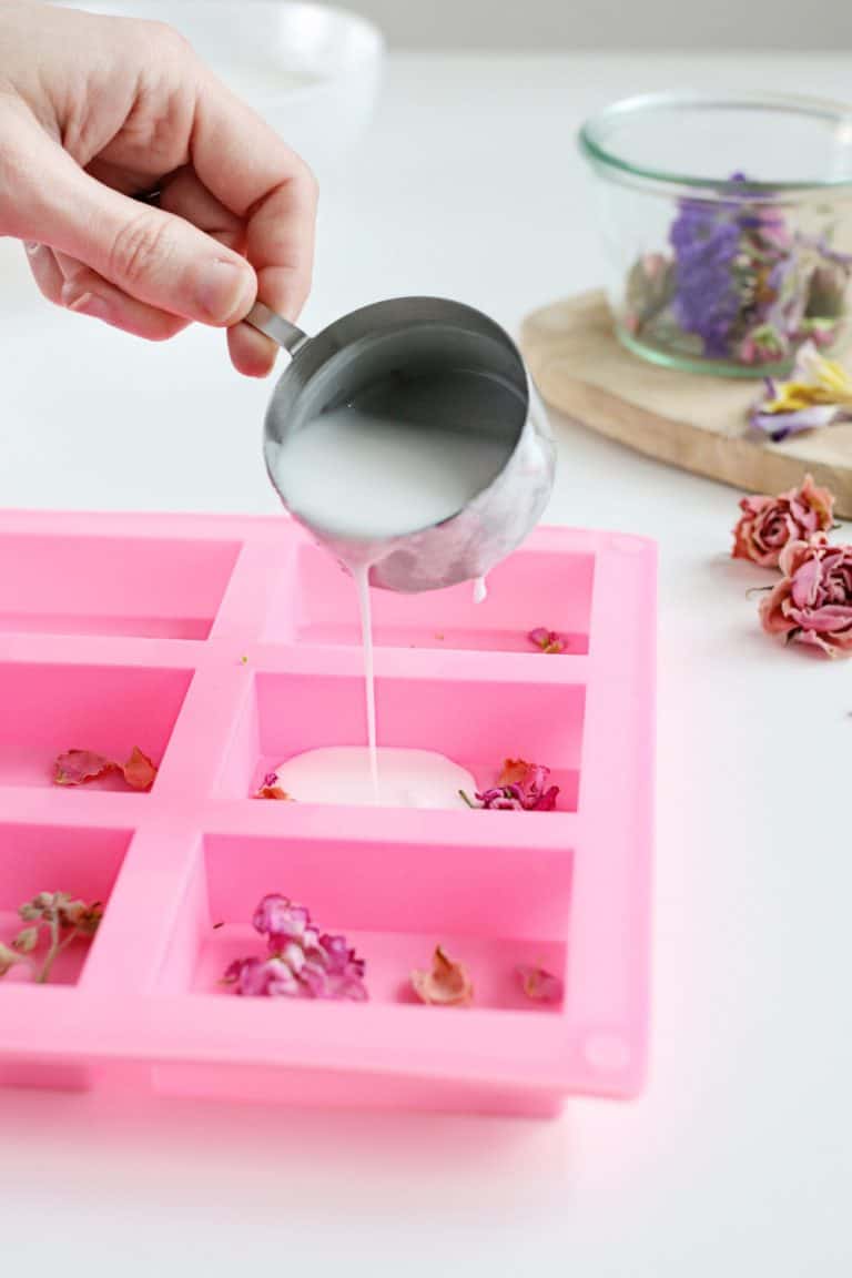 How To Make Homemade Flower and Rose Petal Soap Hello Glow