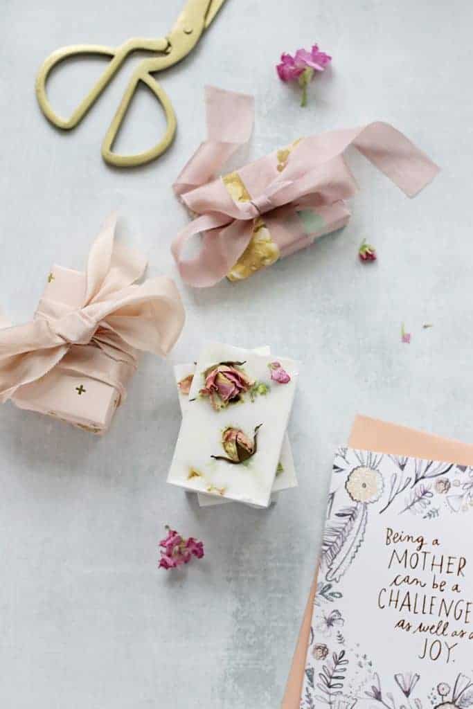 Flower Petal melt and pour soap