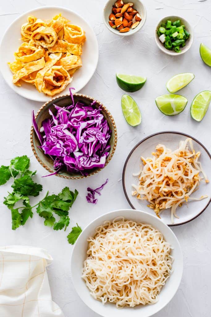 Keto Pad Thai + The Trick to Making Shirataki Noodles Appetizing