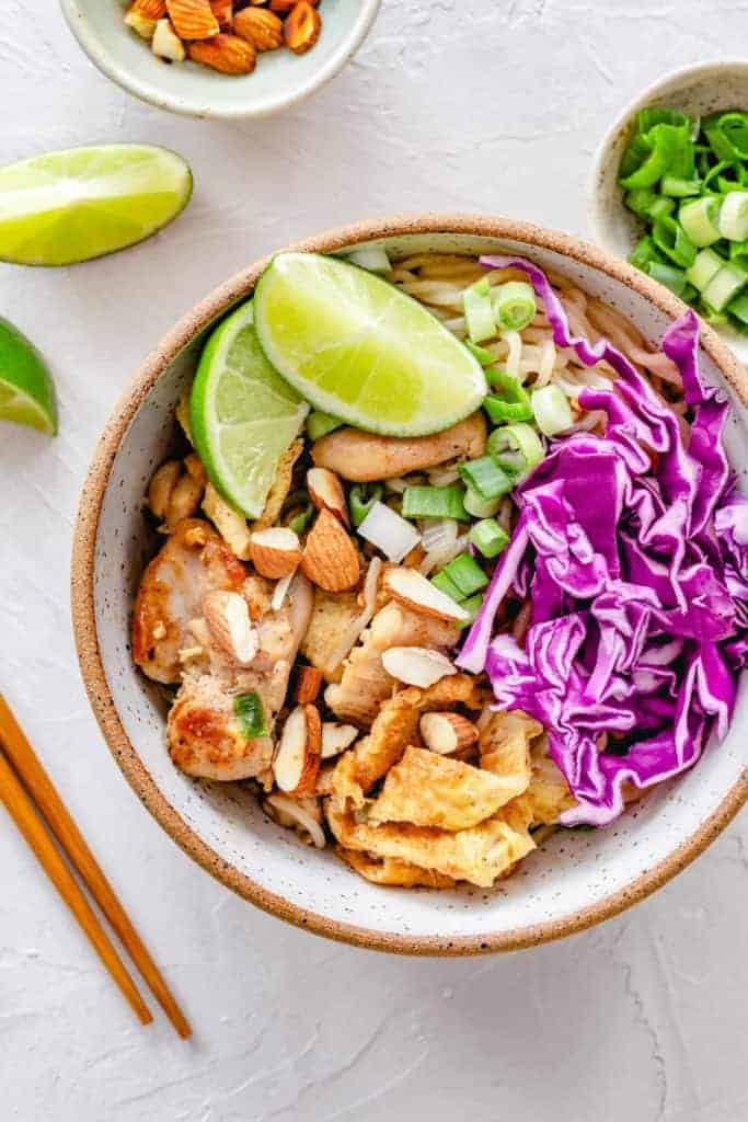 Keto Pad Thai + The Trick to Making Shirataki Noodles Appetizing