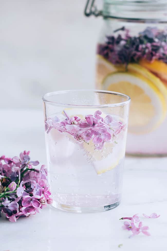 Homemade Lilac Cordial