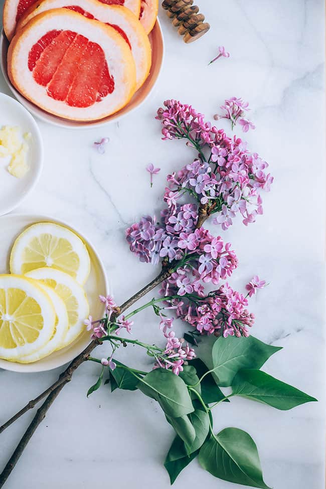 Celebrate the Weekend with a Fizzy Lilac, Ginger and Citrus Cordial