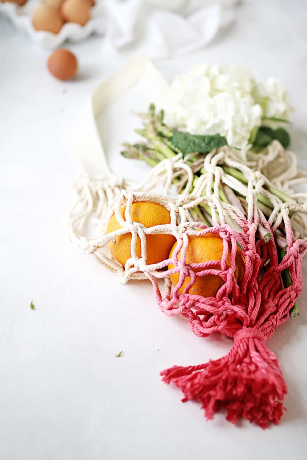 How to Make a Macramé Produce Bag for Your Farmers' Market Haul