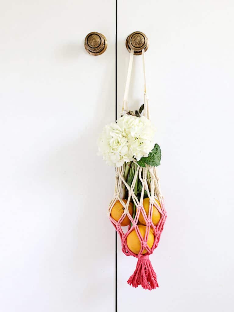 How to Make a Macramé Produce Bag for Your Farmers' Market Haul Hello