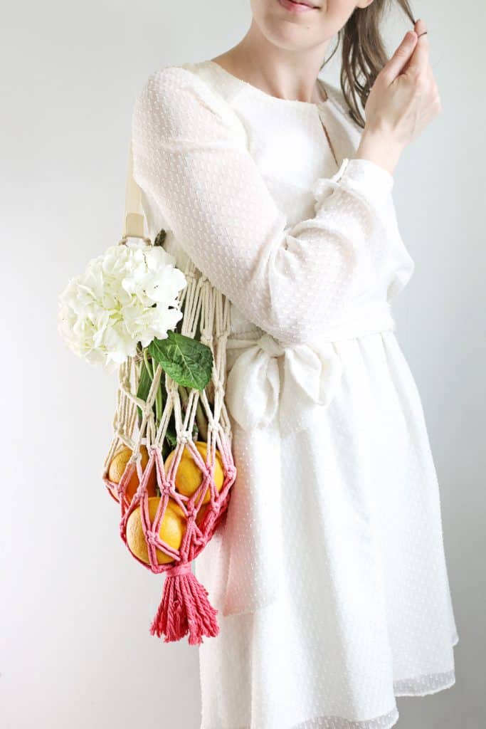 How to Make a Macramé Produce Bag for Your Farmers' Market Haul Hello