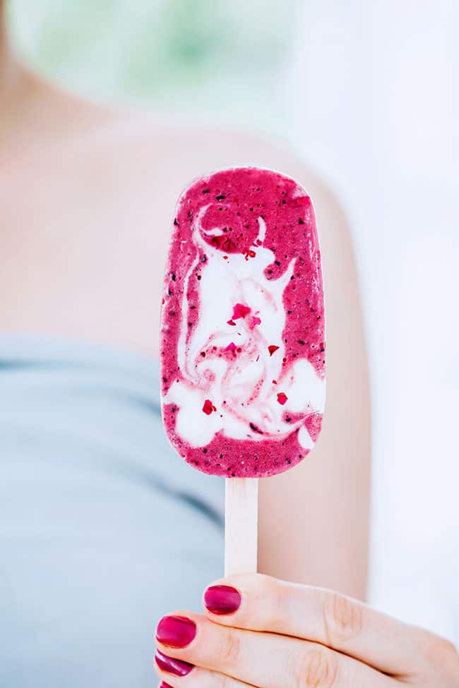 These Gorgeous Berry Ginger Popsicles Are Packed With Antioxidants