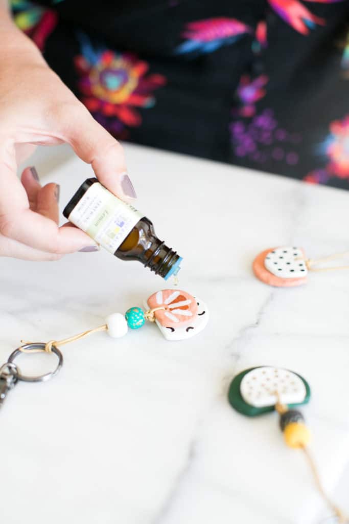 DIY Keychain for Essential Oils - Cupcakes and Cutlery