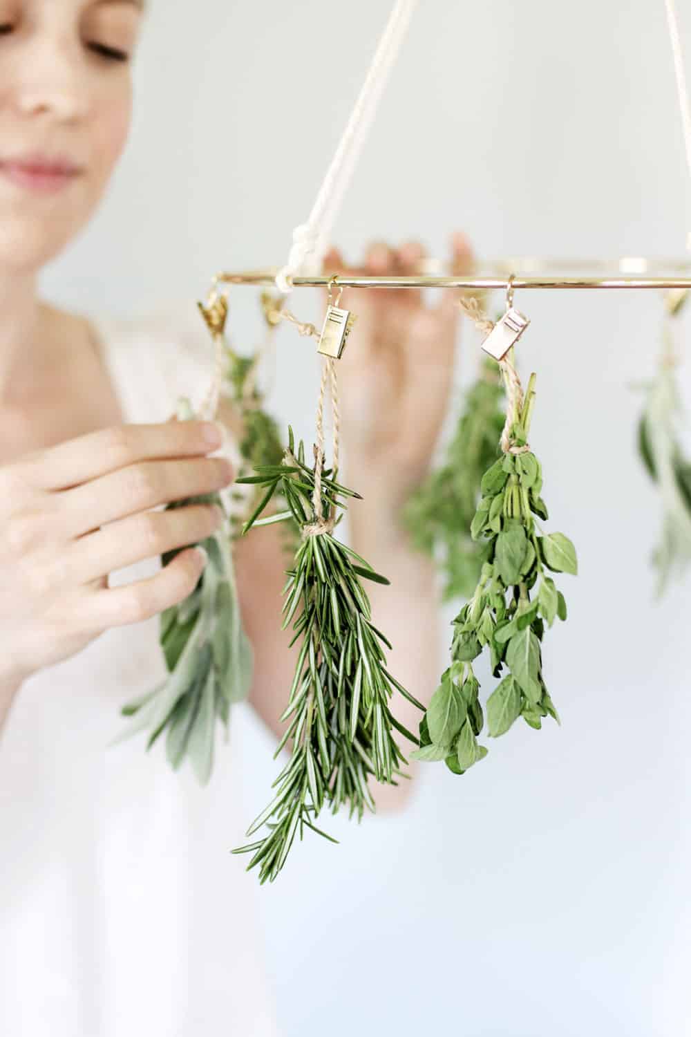 This DIY Herb Drying Rack Is the Kitchen Accessory You Didn't Know You Needed