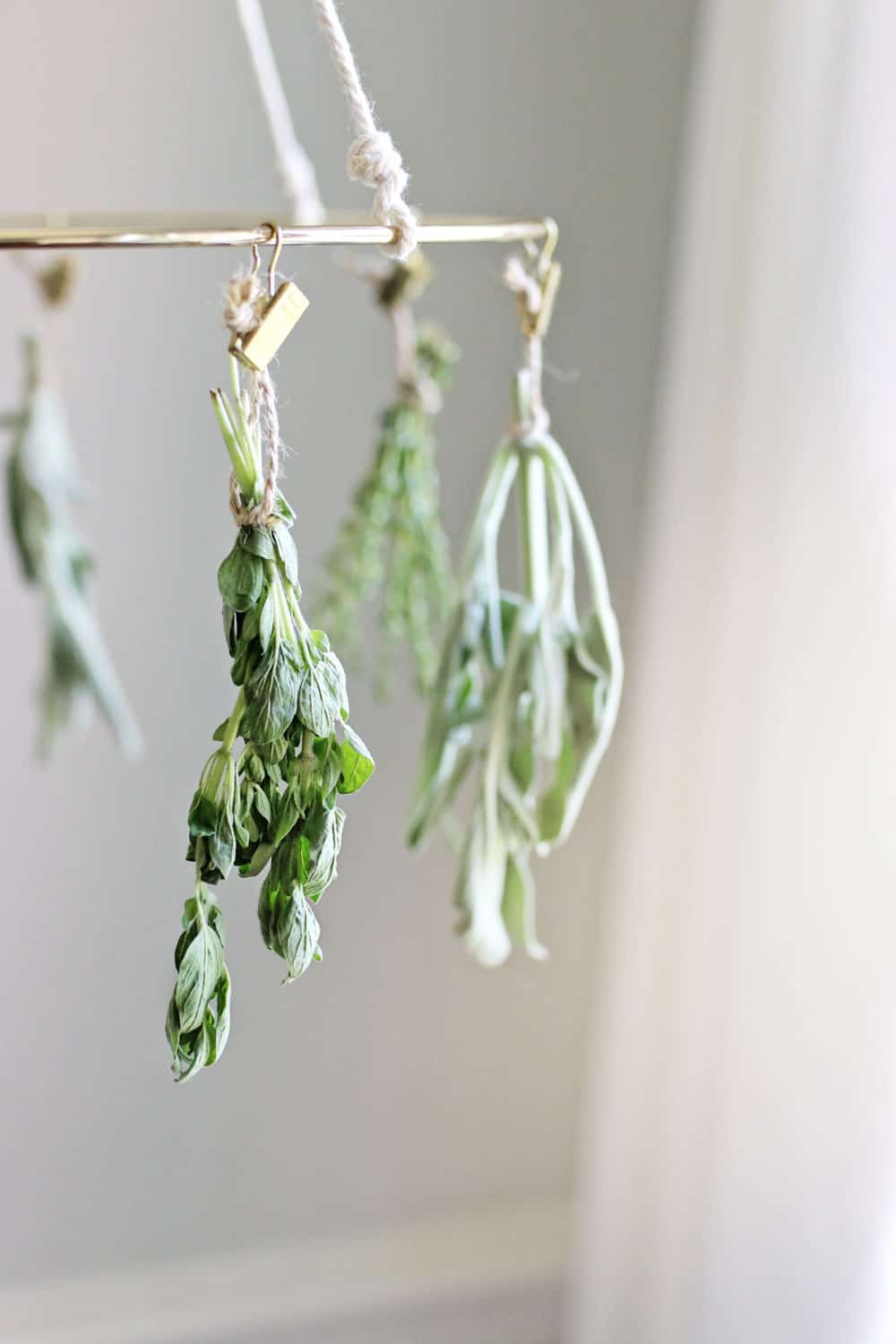 Dry your own herbs with a DIY drying rack