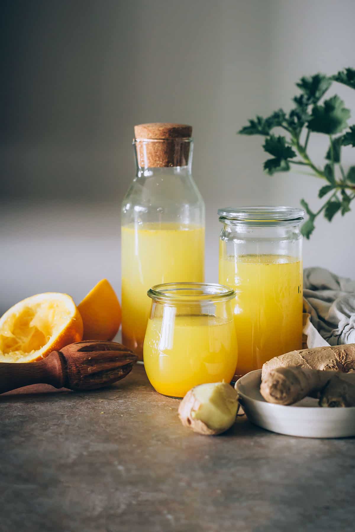 Ginger turmeric water kefir recipe