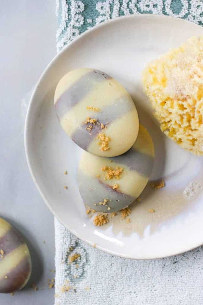 DIY Sugar Scrub Bars for Dry Skin from Hello Glow