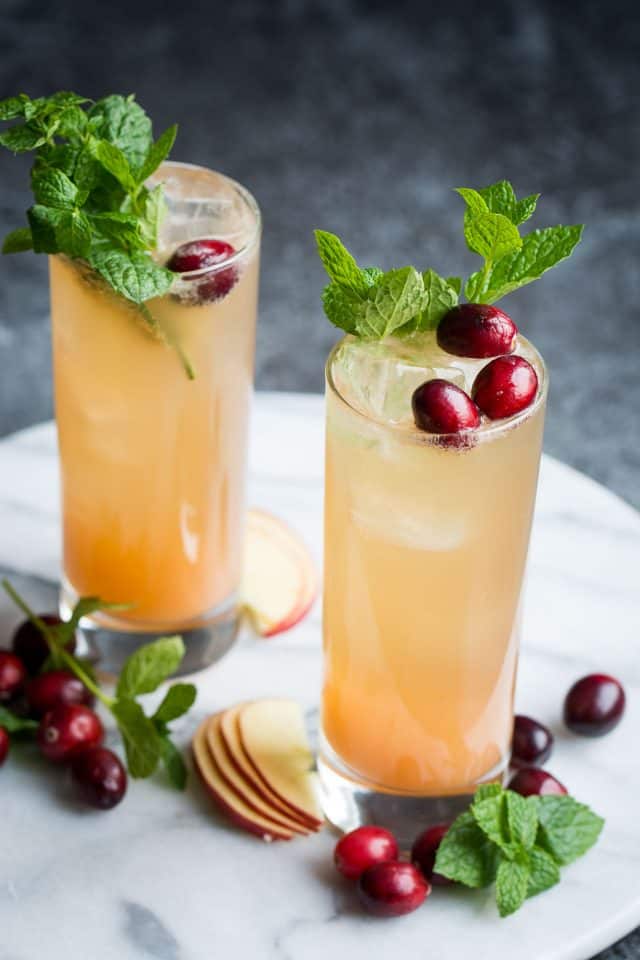 Grapefruit Ginger Spritzer from Lauren Caris Cooks