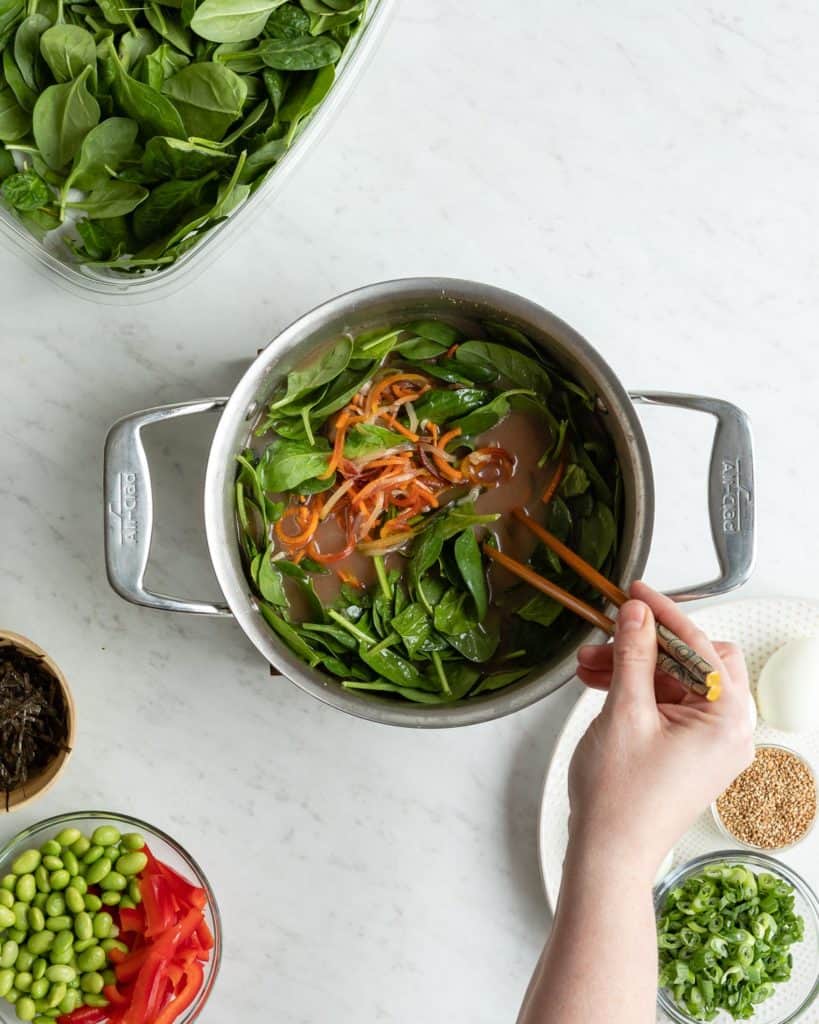 Rainbow Veggie Ramen Bowls